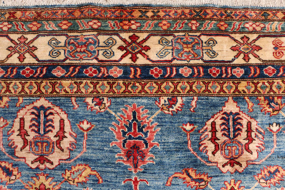 Steel Blue Kazak 6' x 7' 10 - No. 47999 - ALRUG Rug Store