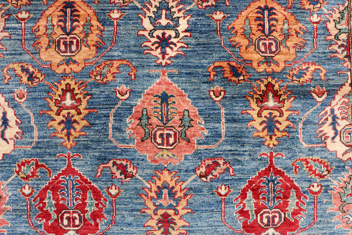 Steel Blue Kazak 6' x 7' 10 - No. 47999 - ALRUG Rug Store