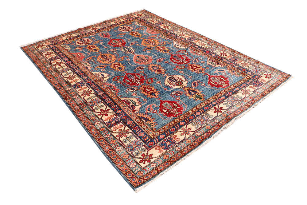 Steel Blue Kazak 6' x 7' 10 - No. 47999 - ALRUG Rug Store