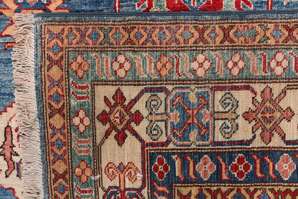 Steel Blue Kazak 6' x 7' 10 - No. 47999 - ALRUG Rug Store