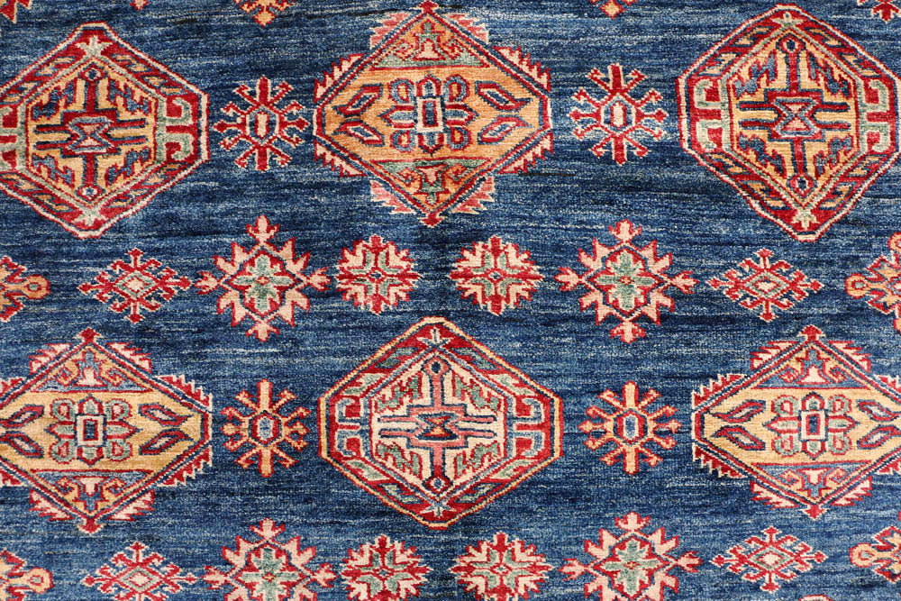 Steel Blue Kazak 6' 1 x 8' - No. 48003 - ALRUG Rug Store