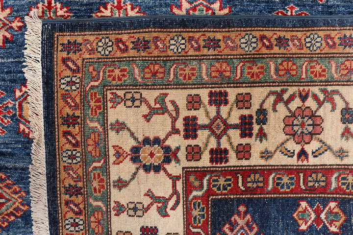 Steel Blue Kazak 6' 1 x 8' - No. 48003 - ALRUG Rug Store