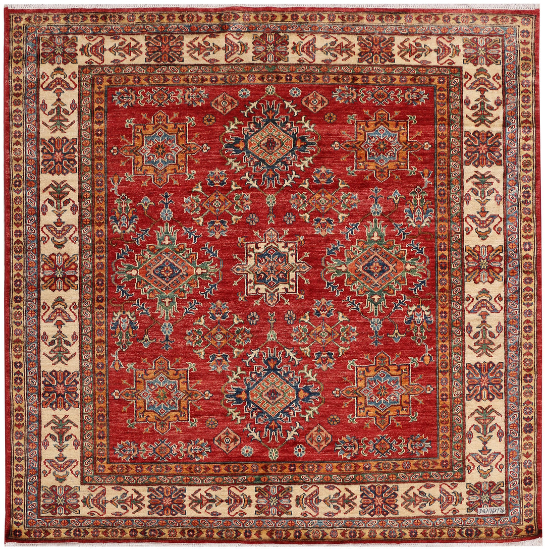 Firebrick Kazak 5' 9 x 5' 9 - No. 48005 - ALRUG Rug Store