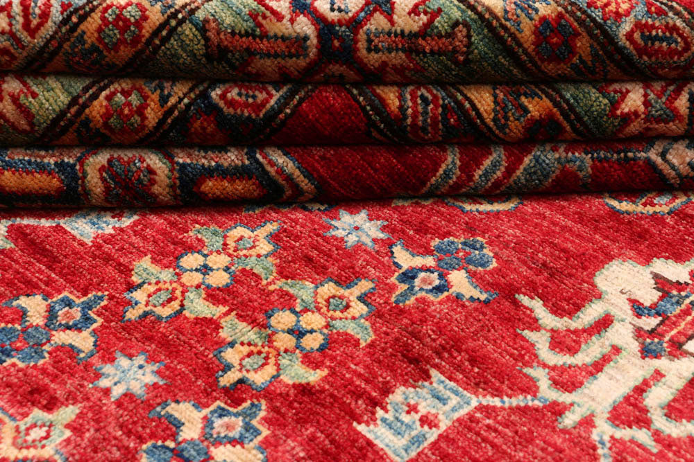 Firebrick Kazak 6' x 6' 2 - No. 48008 - ALRUG Rug Store