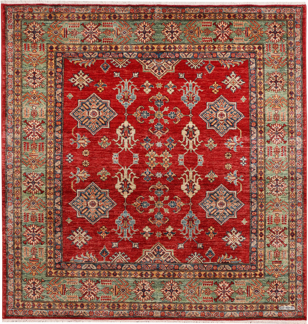 Firebrick Kazak 6' x 6' 2 - No. 48008 - ALRUG Rug Store