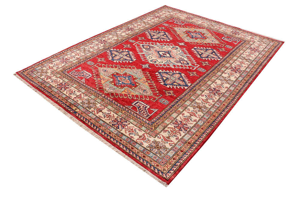 Dark Red Kazak 6' 1 x 8' - No. 48009 - ALRUG Rug Store