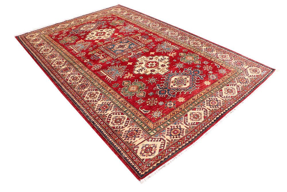 Dark Red Kazak 6' x 9' 3 - No. 48011 - ALRUG Rug Store