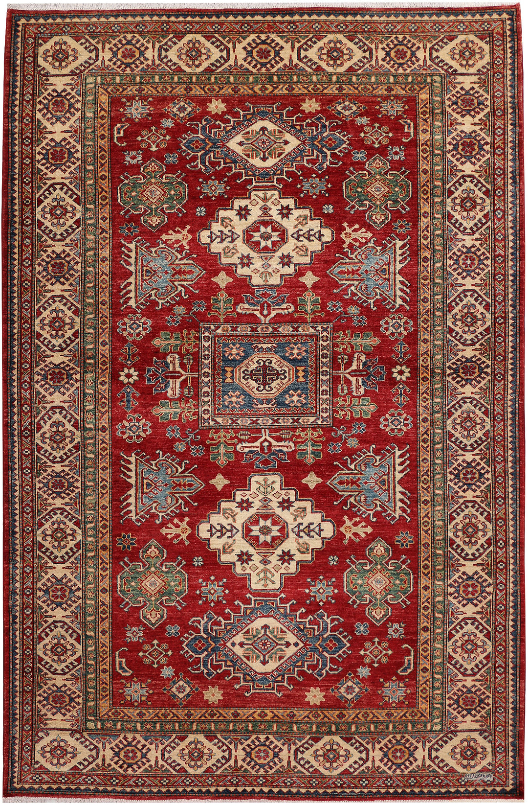 Dark Red Kazak 6' x 9' 3 - No. 48011 - ALRUG Rug Store
