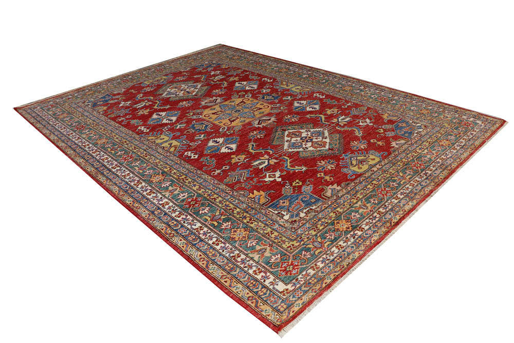 Firebrick Kazak 8' 2 x 10' 11 - No. 48016 - ALRUG Rug Store