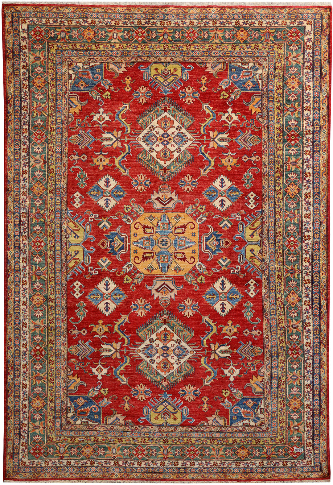 Firebrick Kazak 8' 2 x 10' 11 - No. 48016 - ALRUG Rug Store