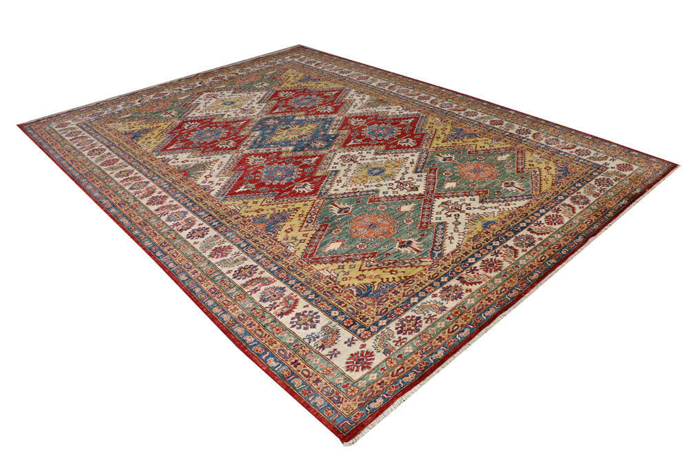 Multi Colored Kazak 8' x 10' 9 - No. 48020 - ALRUG Rug Store