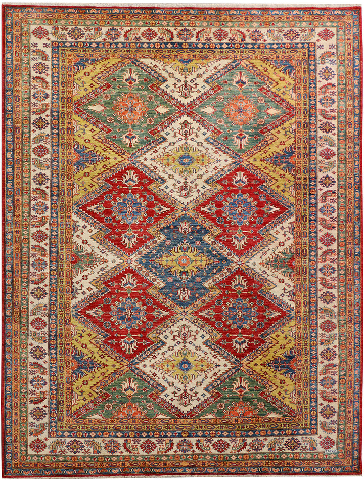 Multi Colored Kazak 8' x 10' 9 - No. 48020 - ALRUG Rug Store