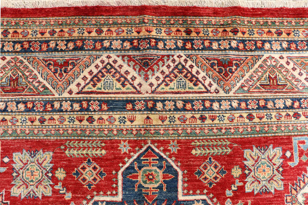 Firebrick Kazak 8' 2 x 12' - No. 48021 - ALRUG Rug Store