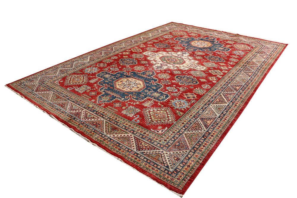 Firebrick Kazak 8' 2 x 12' - No. 48021 - ALRUG Rug Store