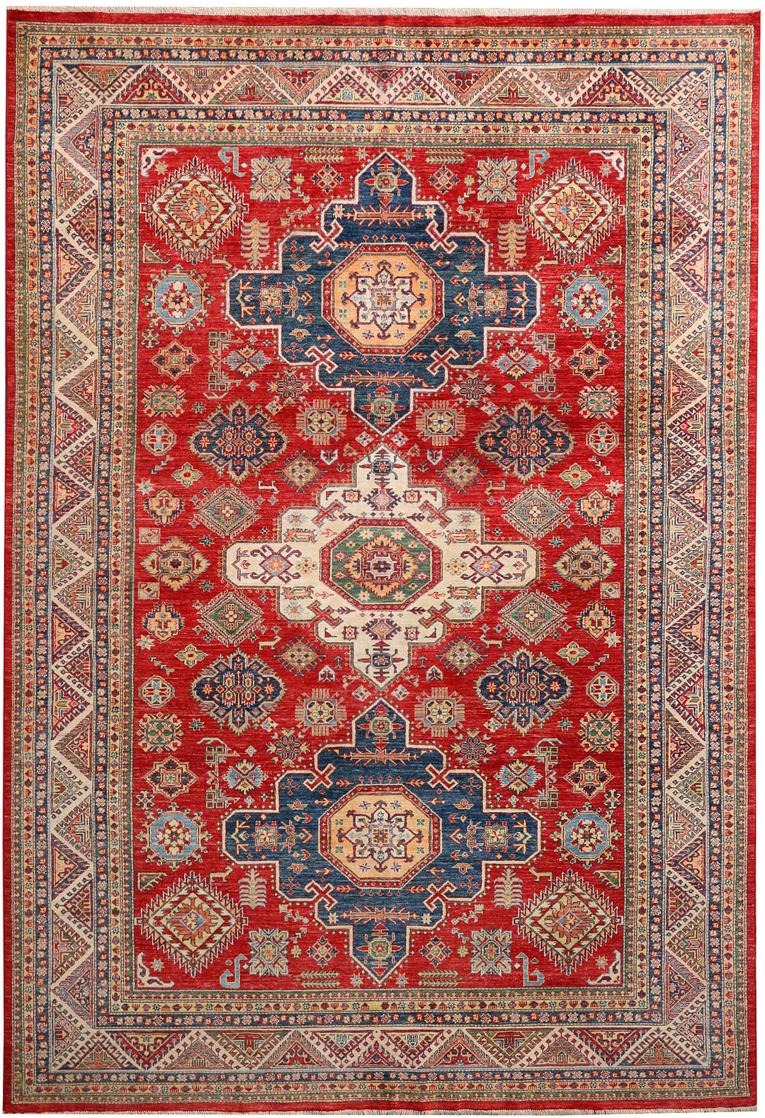 Firebrick Kazak 8' 2 x 12' - No. 48021 - ALRUG Rug Store