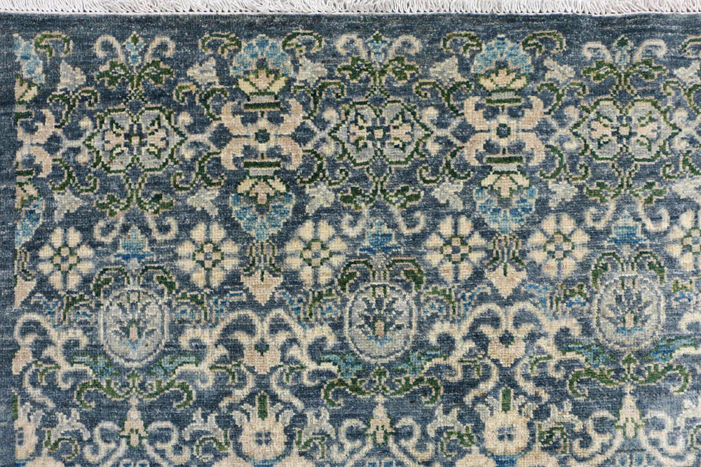 Cadet Blue Ikat 7' 11 x 9' 9 - No. 48039 - ALRUG Rug Store