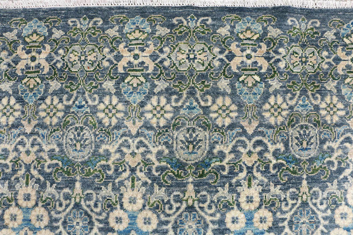 Cadet Blue Ikat 7' 11 x 9' 9 - No. 48039 - ALRUG Rug Store