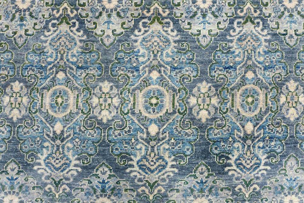 Cadet Blue Ikat 7' 11 x 9' 9 - No. 48039 - ALRUG Rug Store