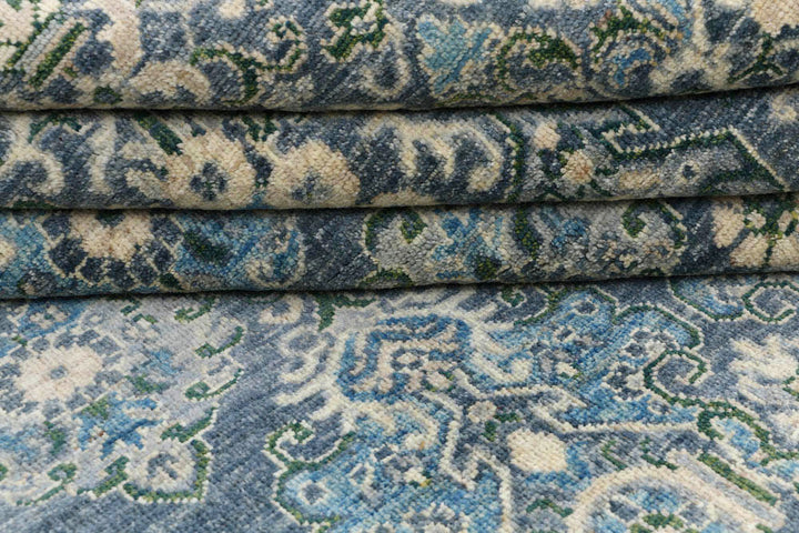 Cadet Blue Ikat 7' 11 x 9' 9 - No. 48039 - ALRUG Rug Store