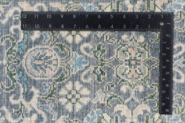 Cadet Blue Ikat 7' 11 x 9' 9 - No. 48039 - ALRUG Rug Store