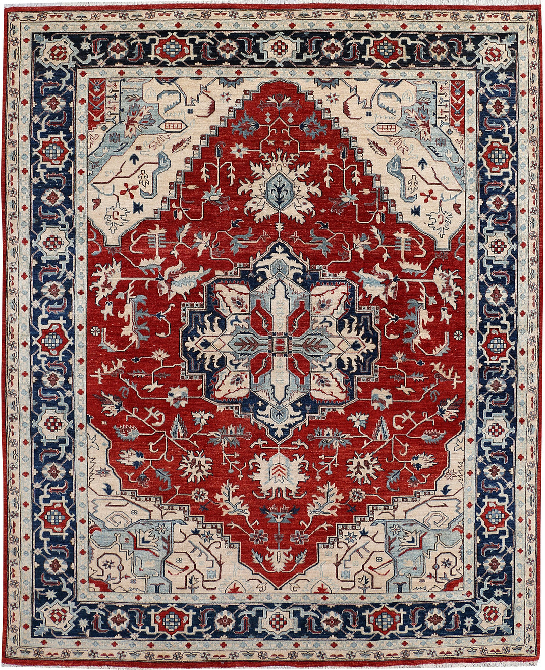 Firebrick Oushak 8' 1 x 11' 3 - No. 48045 - ALRUG Rug Store