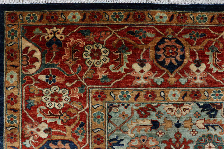 Navy Oushak 8' 8 x 11' 7 - No. 48050 - ALRUG Rug Store
