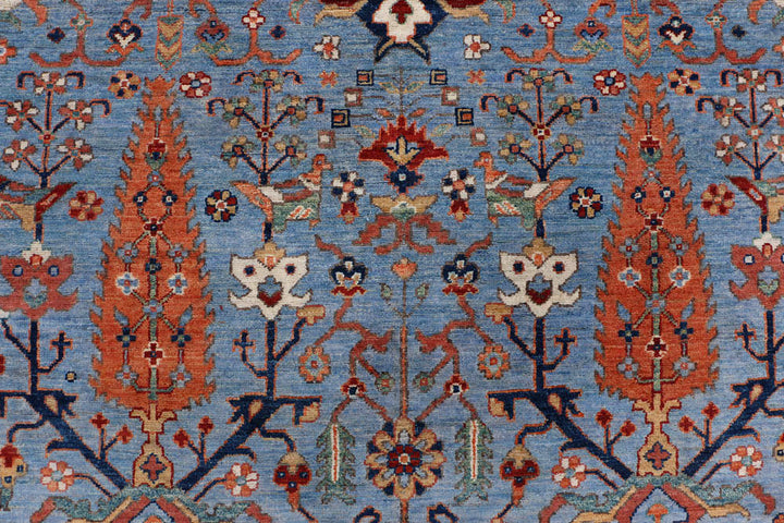 Steel Blue Ziegler 9' x 12' - No. 48053 - ALRUG Rug Store