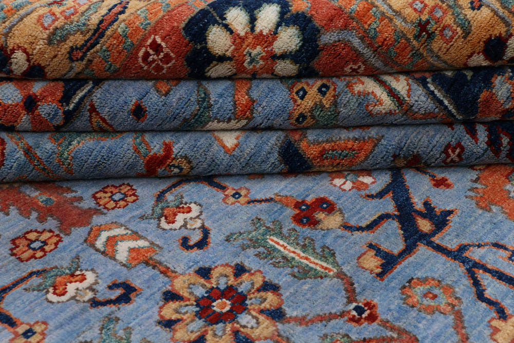 Steel Blue Ziegler 9' x 12' - No. 48053 - ALRUG Rug Store