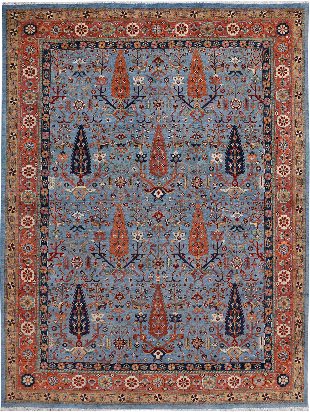 Steel Blue Ziegler 9' x 12' - No. 48053 - ALRUG Rug Store