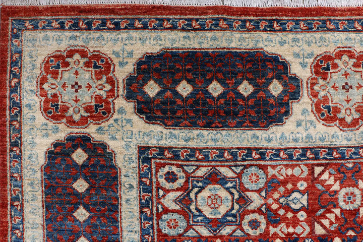 Firebrick Mamluk 7' 11 x 10' 1 - No. 48060 - ALRUG Rug Store