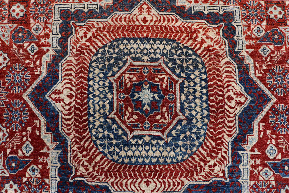 Firebrick Mamluk 7' 11 x 10' 1 - No. 48060 - ALRUG Rug Store