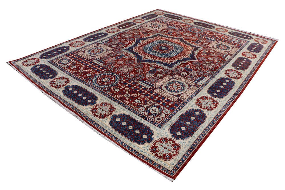 Firebrick Mamluk 7' 11 x 10' 1 - No. 48060 - ALRUG Rug Store