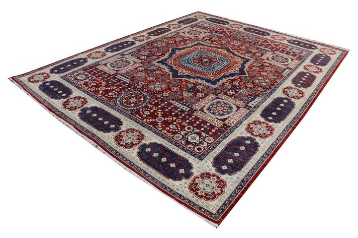 Firebrick Mamluk 7' 11 x 10' 1 - No. 48060 - ALRUG Rug Store