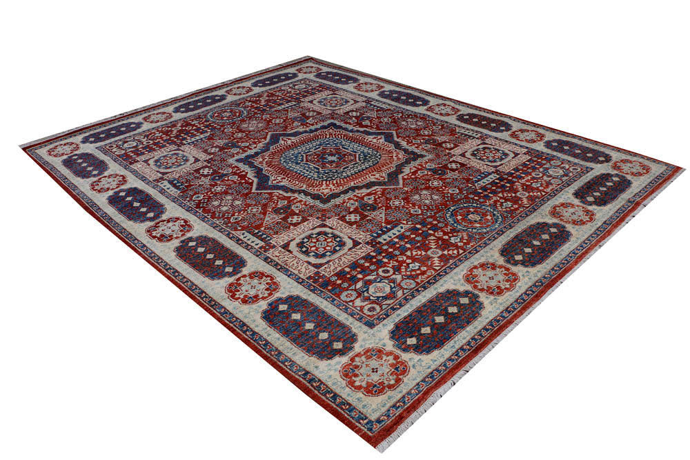 Firebrick Mamluk 7' 11 x 10' 1 - No. 48060 - ALRUG Rug Store