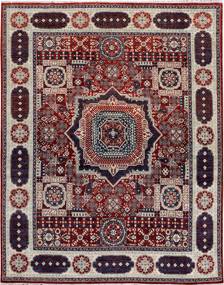 Firebrick Mamluk 7' 11 x 10' 1 - No. 48060 - ALRUG Rug Store