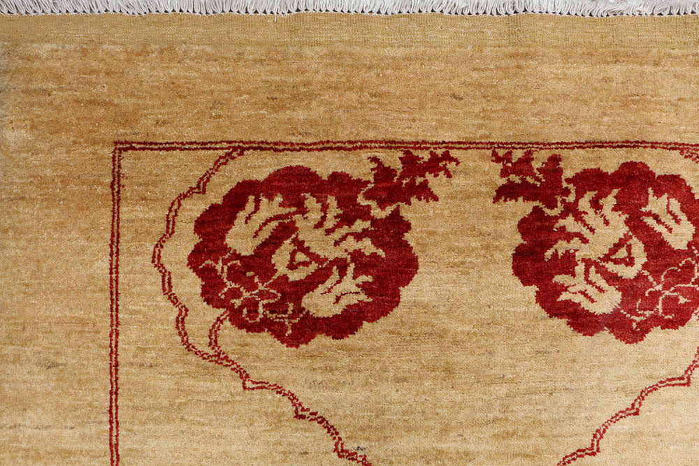 Wheat Gabbeh 6' 6 x 9' 9 - No. 48061 - ALRUG Rug Store