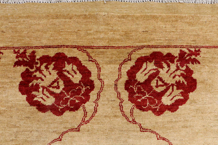 Wheat Gabbeh 6' 6 x 9' 9 - No. 48061 - ALRUG Rug Store