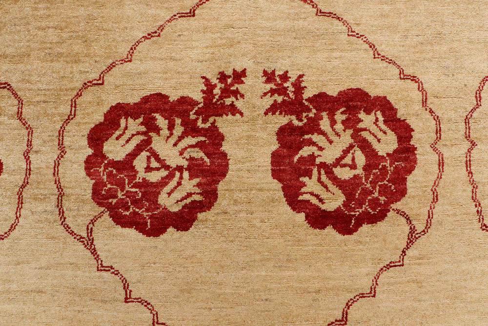 Wheat Gabbeh 6' 6 x 9' 9 - No. 48061 - ALRUG Rug Store