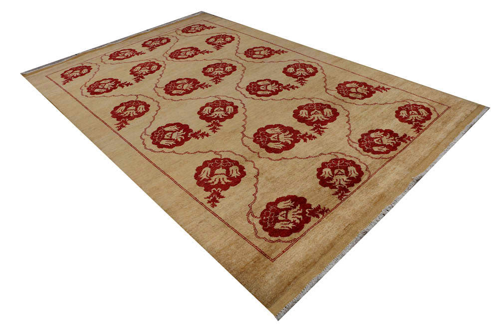 Wheat Gabbeh 6' 6 x 9' 9 - No. 48061 - ALRUG Rug Store