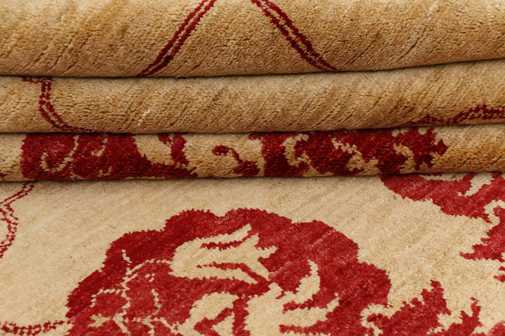 Wheat Gabbeh 6' 6 x 9' 9 - No. 48061 - ALRUG Rug Store