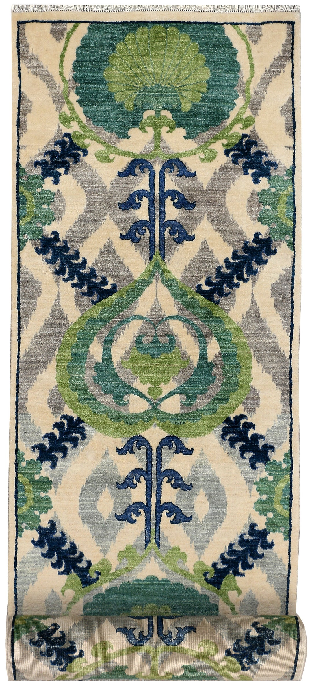 Multi Colored Ikat 2' 8 x 12' 2 - No. 48080 - ALRUG Rug Store