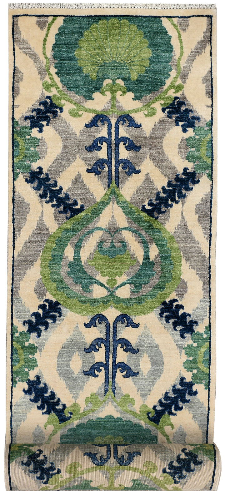Multi Colored Ikat 2' 8 x 12' 2 - No. 48080 - ALRUG Rug Store