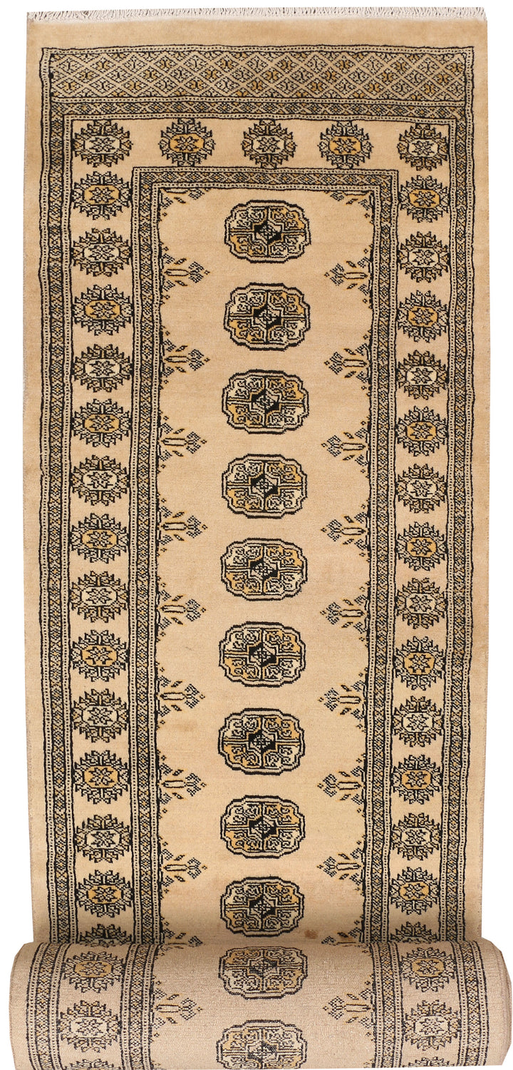 Burlywood Bokhara 2' 9 x 21' - No. 48109 - ALRUG Rug Store