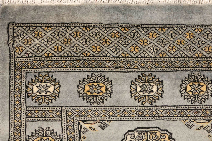 Silver Bokhara 2' 7 x 26' 1 - No. 48110 - ALRUG Rug Store