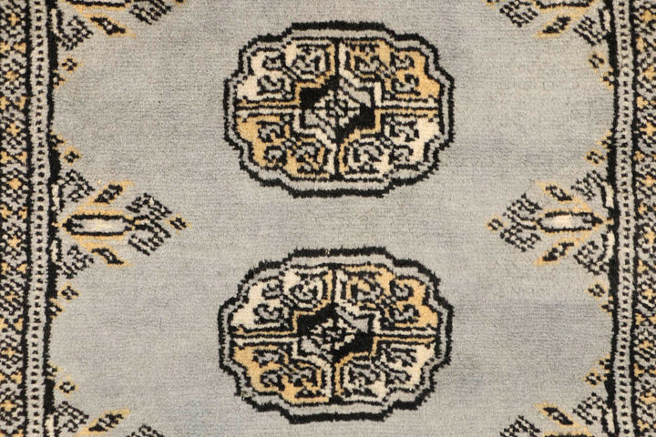 Silver Bokhara 2' 7 x 26' 1 - No. 48110 - ALRUG Rug Store