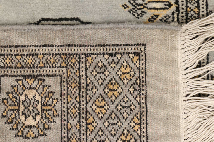 Silver Bokhara 2' 7 x 26' 1 - No. 48110 - ALRUG Rug Store