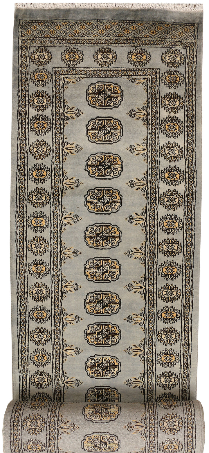 Dark Grey Bokhara 2' 7 x 25' - No. 48118 - ALRUG Rug Store