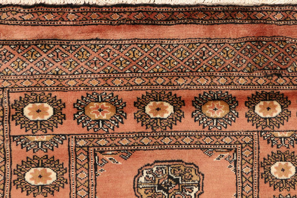 Dark Salmon Bokhara 2' 6 x 9' 9 - No. 48134 - ALRUG Rug Store