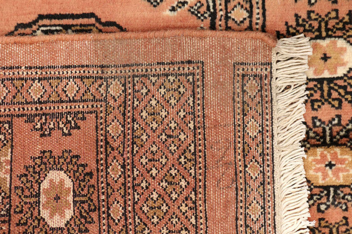 Dark Salmon Bokhara 2' 6 x 9' 9 - No. 48134 - ALRUG Rug Store