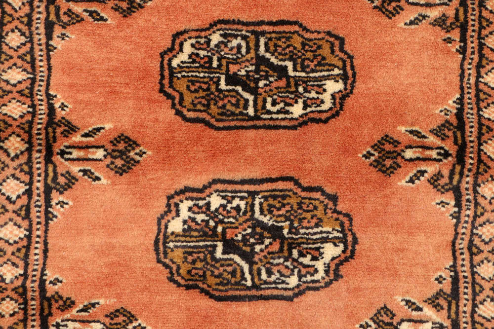 Dark Salmon Bokhara 2' 7 x 7' 10 - No. 48136 - ALRUG Rug Store